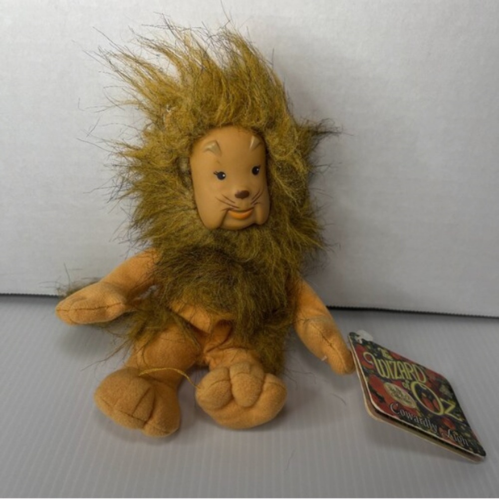 NWT 1998 Wizard of Oz COWARDLY LION Doll Merry-O Collection Plush Vintage Toy